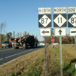 N.C. 11/N.C. 87 at Sandyfield (DOT photo)