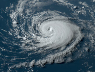 Satellite image of Hurricane Don. (NOAA photo)