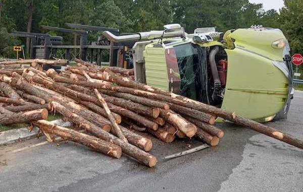 Riegelwood log truck