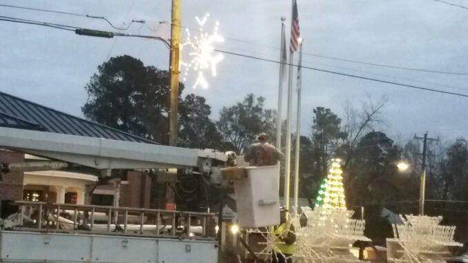 Whiteville Christmas lights