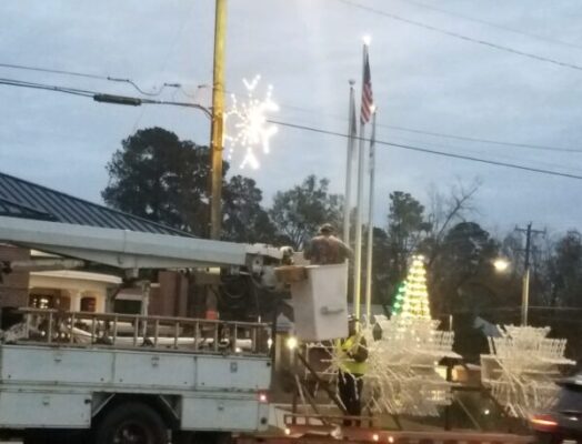Whiteville Christmas lights