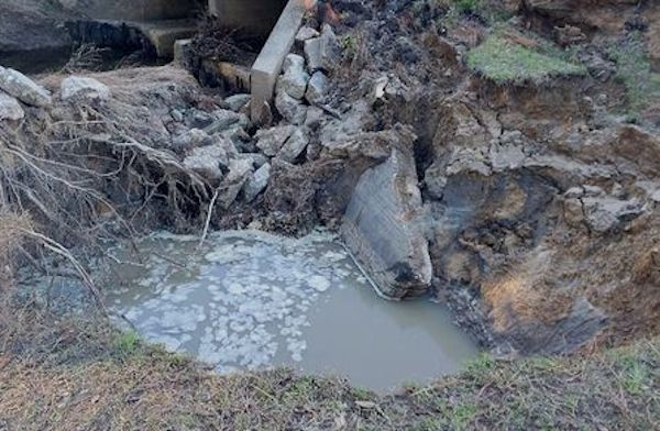 water break blowout (county photo)