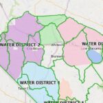 Map of county water districts (Columbus County Government map)