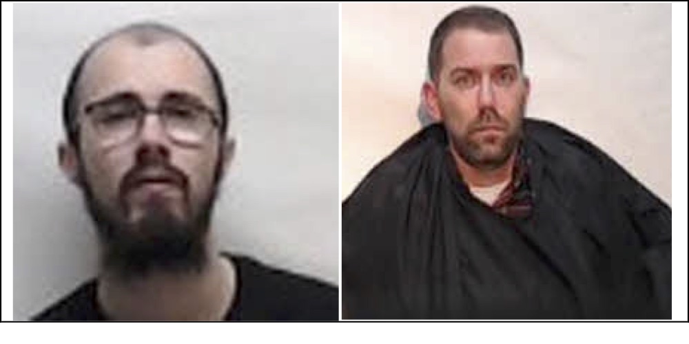 Dakota Brown and Trevor Garrett Bell (Detention Center photos)