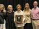 Ann Ferguson (center) and family