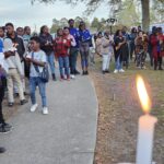 A candlelight vigil for Antonio Maultsby Jr.