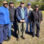 Several of Columbus County's Vietnam veterans who attended Friday's event at the Memorial Park.