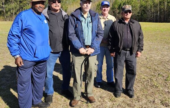 Several of Columbus County's Vietnam veterans who attended Friday's event at the Memorial Park.