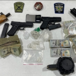 Narcotics and cash seized during Thursday's raids. (CCSO photo)