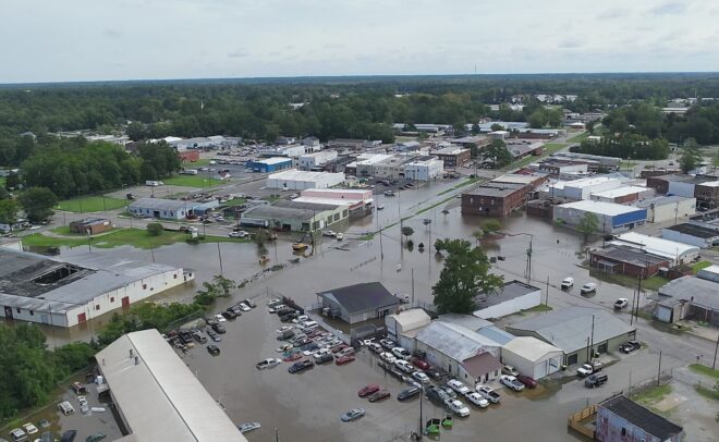 Two more flood damaged homes will be demolished after county commissioners approved a low bid Monday (file photo).
