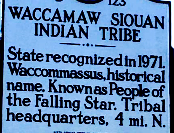 This historical marker will be corrected and placed at the intersection of N.c. 211 and Old Lake Road in the near future (submitted photo)