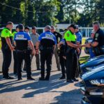 Officers from multip[le agencies participated in Operation Heat Wave (CCSO photo)