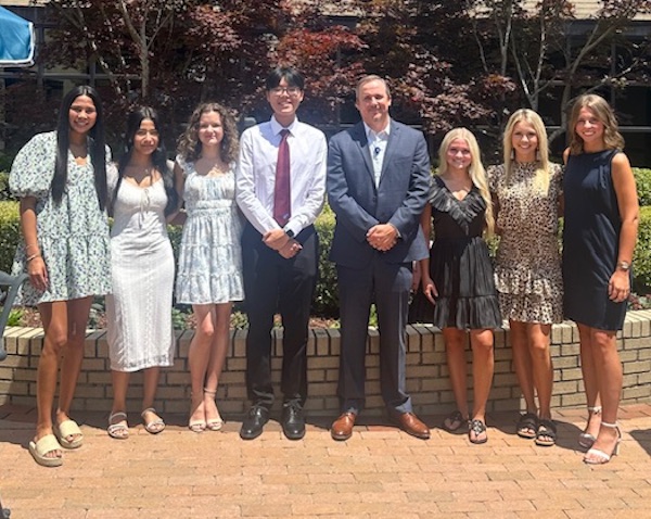 (L to R) Kennedy Scott, Itzel Rico Baltazar, Leo Han, Jason Beck, Lilly Duncan, Olivia Watts, and Reece Anna Cribb. (Not pictured in Chloe Gordon)