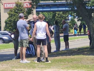 Friends, family and school personnel gathered outside the Columbus Regional Emergency Department waiting for news of the wreck victims.