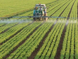 tractor sprayer farm agriculture