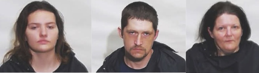 Summer Malpass, James Delaney and Crystal Long (CCSO)