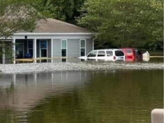 The Fix-A-Friend clinic in Winnabow was destroyed in Monday's flooding. (FB photo)