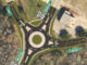 Rendering of the planned roundabout at the south end of downtown Whiteville. (NCDOT)