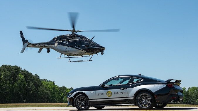 HP chopper and Mustang