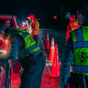 Booze it and Lose It/Click It or Ticket checkpoints will be a common sight through Sept. 7 as part of a statewide safe driving campaign. (File photo)