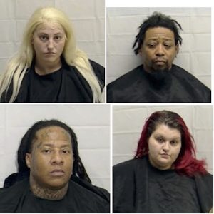 Olivia Wright, Karen Sheppard, Antonio Milan and Joyce Gainey. (CCSO Detention)