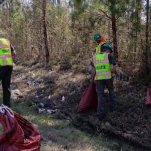 SCMP teams cleaned 27 miles of roadsides -- nearly a mile a day -- during the month of July. (CCSO photo)