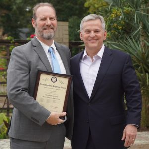 District Attorney Jon David and N.C. Attorney General Josh Stein. (NCAG photo)