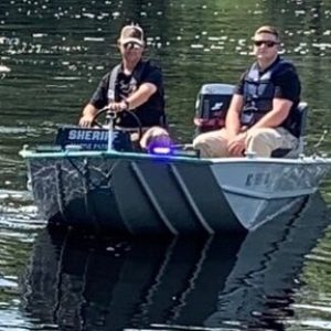 Deputies were on patrol on the road and the water July 18 as part of a new intensive enforcement effort by the sheriff's office. (CCSO photo)