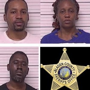 Omar mAtthis, Javonda Rogers, and Eric Mitchell. (BCSO)