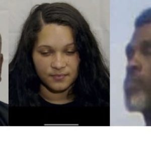 Flowers, Graham and Martin face multiple charges after a string of thefts in Chadbourn. (CCSO Detention)