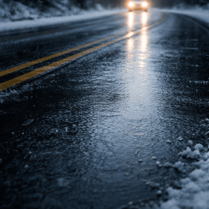 Black Ice Precaution