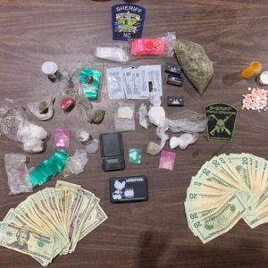 Drugs, cash and paraphernalia seized from the Columbus Street home. (CCSO)