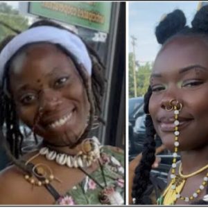 Niakea Thomas and Dahquaisha Rasberry in photos distributed by the Bladen Sheriff's Office during the hunt for the fugitives.