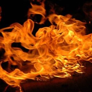 Firefighters, NCFS at Railroad Siding Fire