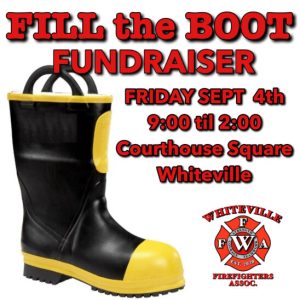Whiteville Firefighters will ‘fill the boot’ Friday