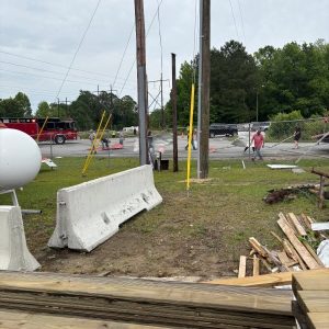 McPherson’s Supply in Delco saw multiple buildings damaged in the storm. (Contributed photo)