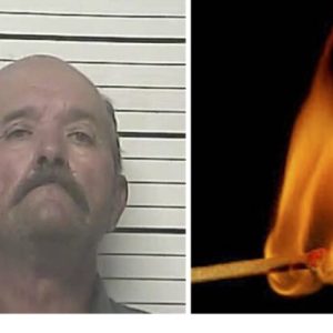 Roy Potter of Kelly has been charged with 18 counts of arson BCSO photo)