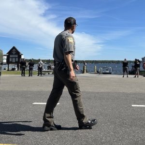 Search crews found the missing kayaker's body near the Simon boat ramp around 11:15 a.m.
